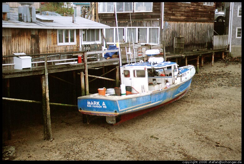 Boat, Acadia National Park, Maine, May 2000