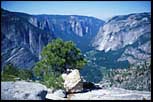 View From North Dome. Yosemite, CA, Aug 2000