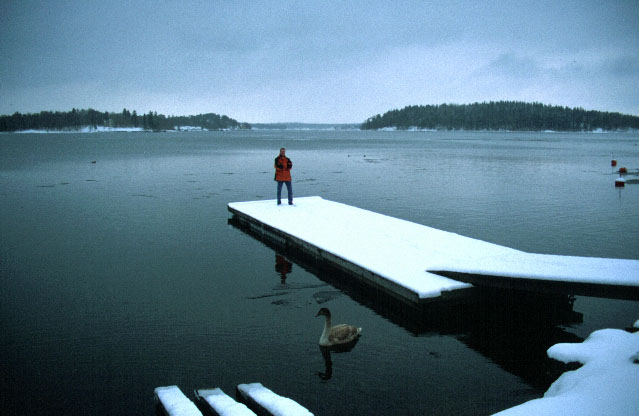 Me near Waxholmen, Mar 1999