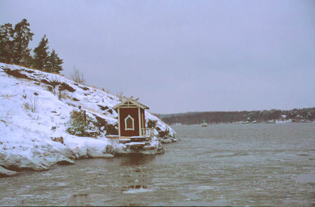 On a boat, somewhere near Stockolmen, Mar 1999